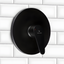 Matte Black Pressure Balance Shower Valve Trim Kit