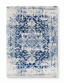 Harput Elegance Dark Blue and Light Gray 10' x 14' Synthetic Rug