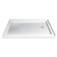 SlimLine 60" White Rectangular Double Threshold Shower Base