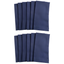 Chateau Navy Blue Poly-Cotton Cloth Dinner Napkins Set of 12