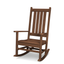 Elegant Vineyard Teak-Style Polywood Porch Rocking Chair