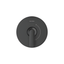 Matte Black Contemporary Shower Valve Trim Kit