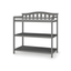 Cool Gray Flat Top 38" Changing Table with Safety Strap