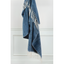 50" x 60" Reversible Blue Knitted Throw Blanket