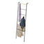 Black Steel Leaning Ladder Rack for Storage