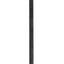 Black Iron 60-Inch Steel Ceiling Fan Downrod