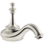 Vibrant Polished Nickel Brass Bathroom Sink Spout