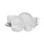 Wazee Matte White Ceramic 16-Piece Dinnerware Set