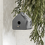 Dalya Dark Gray Scandinavian Decorative Birdhouse