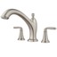 Brushed Nickel Double Handle Roman Tub Faucet