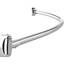 5' Chrome Stainless Steel Curved Shower Rod