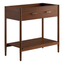 Zaire 36" Walnut Freestanding Bathroom Vanity Cabinet with Metal Handles