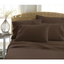 California King Chocolate Microfiber 4-Piece Sheet Set