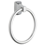 Polished Chrome Wall Mounted Contemporary Towel Ring