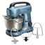 Blue 4-Quart 7-Speed Electric Stand Mixer with Attachments