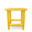 Lemon Yellow 18" Outdoor Side Table with Recycled Plastic