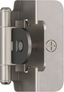 Satin Nickel Self-Closing Double Demountable Cabinet Hinge