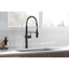 Crue Matte Black 30.75" Single-Handle Semi-Professional Kitchen Faucet