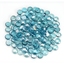 Aqua Blue Luster Decorative Fire Glass Beads, 10 lb Bag