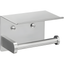 Stainless Steel Wall Mounted Toilet Paper Holder with Shelf