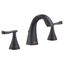 Legacy Bronze Dual-Handle Mid-Arc Bathroom Faucet with Speed Connect