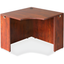 Essentials Cherry Laminate 38'' Corner Desk with Modesty Panel