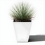 Nobleton Modern White Square Planter for Indoor & Outdoor