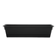 Bloem Dura Cotta 30" Black Weatherproof Resin Window Box Planter