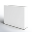 Modern White Galvanized Steel Patio Planter - 24"x30"x12"