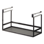 Black Steel Under Shelf Spice Rack and Organizer