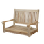 Natural Teak 36" Outdoor Swing Bench