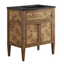 Elysian 30" Burl Wood Bathroom Vanity with Ceramic Sink