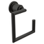 Matte Black Modern Wall Mounted Towel Ring