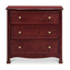 Kalani Rich Cherry 3-Drawer Nursery Dresser