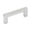 Polished Chrome Modern Cabinet Bar Pull with Mounting Hardware