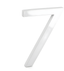 8" White Aluminum Floating House Number