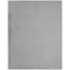 Silver Grey Synthetic 8' x 10' Easy Care Rectangular Rug