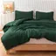 Emerald Green Full Microfiber Comforter Set with Pillowcases