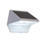 White Aluminum Solar LED Dusk-to-Dawn Post Cap Light