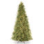 Pre-Lit 9-Foot Green Tiffany Fir Slim Christmas Tree with Clear Lights