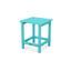 Aruba Blue 18" Polywood Side Table