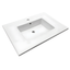 White Ceramic 31-Inch Vanity Sink Top