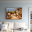 Home in Tuscany Scenic Landscape Canvas Painting