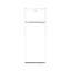 Compact White Smart Top-Freezer Refrigerator with Glass Shelves