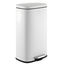 Curtis 8-Gallon White Stainless Steel Step-Open Trash Can