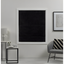 Black Fabric Cordless Blackout Roman Shade 23" x 64"