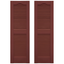 Burgundy Red 14.5" x 43" Vinyl Louvered Shutters