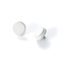 White Cast Steel End Cap Finials Set of 2