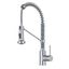 Chrome Commercial Style Pull-Down Kitchen Faucet with Pull-out Spray