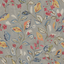 Sterling Multicolor Polyester Watercolor Foliage Fabric